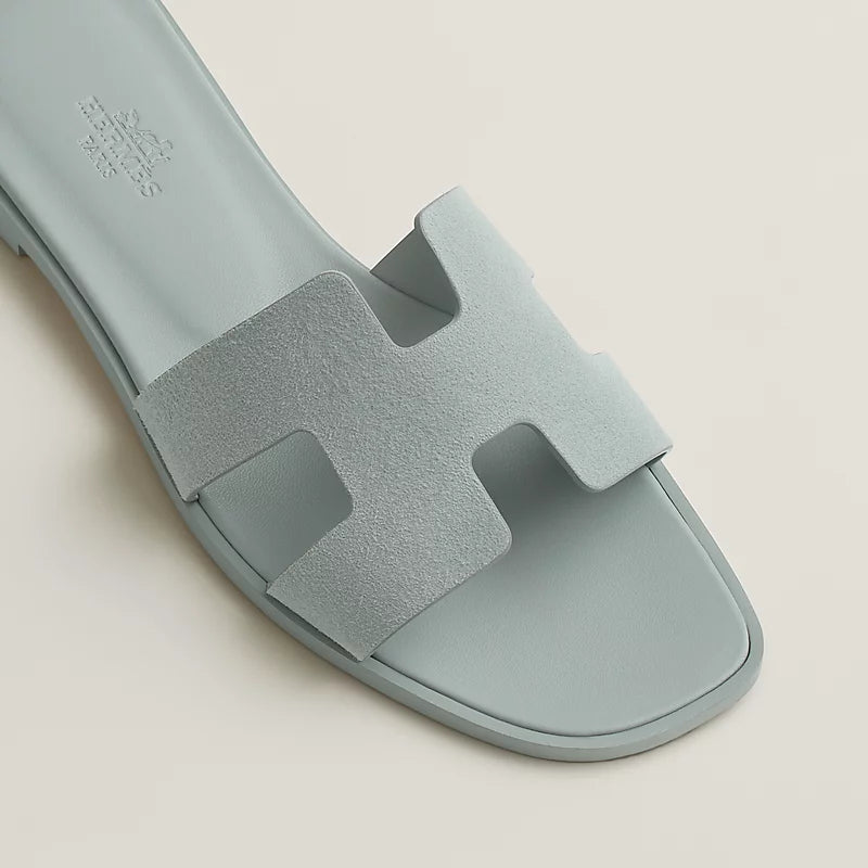 Hermes Oran sandal gris nuage