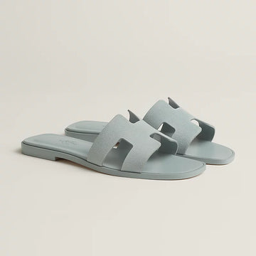 Hermes Oran sandal gris nuage