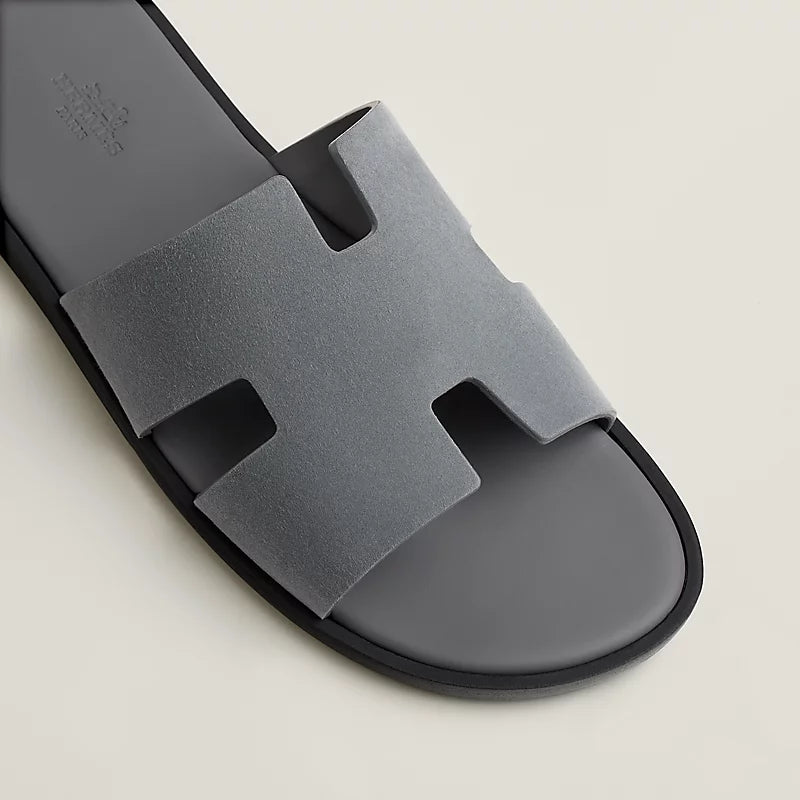Hermes Izmir sandal gris orage / gris osmium
