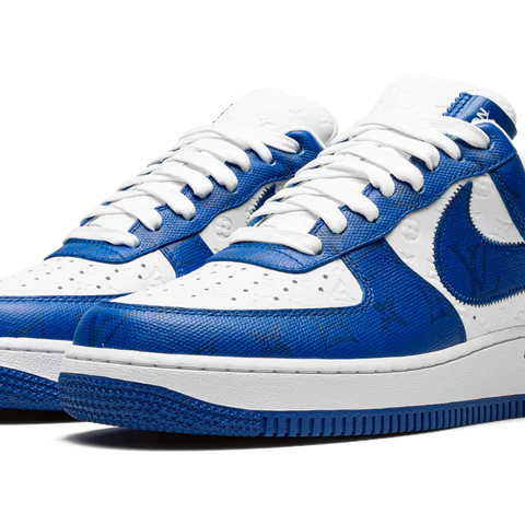 LOUIS VUITTON x NIKE AIR FORCE 1 LOW By Virgil Abloh Blue